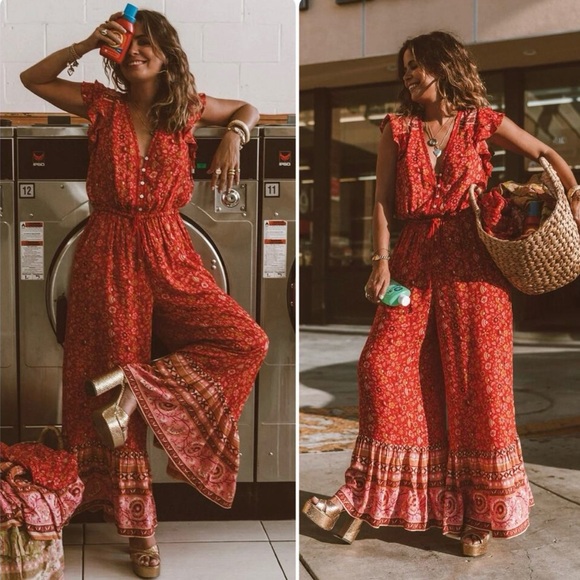 Spell &‎ the Gypsy Collective Dahlia jumpsuit in a Medium - Picture 4 of 10